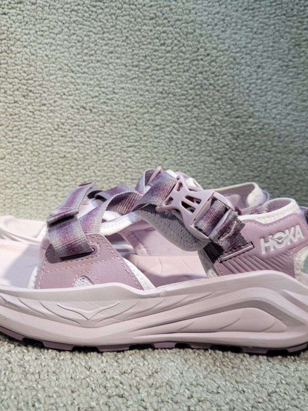 Hoka Infini Hike TC Women's Size 9B Fragrant Lilac Hiking Sandals 1162590 - Picture 3 of 10